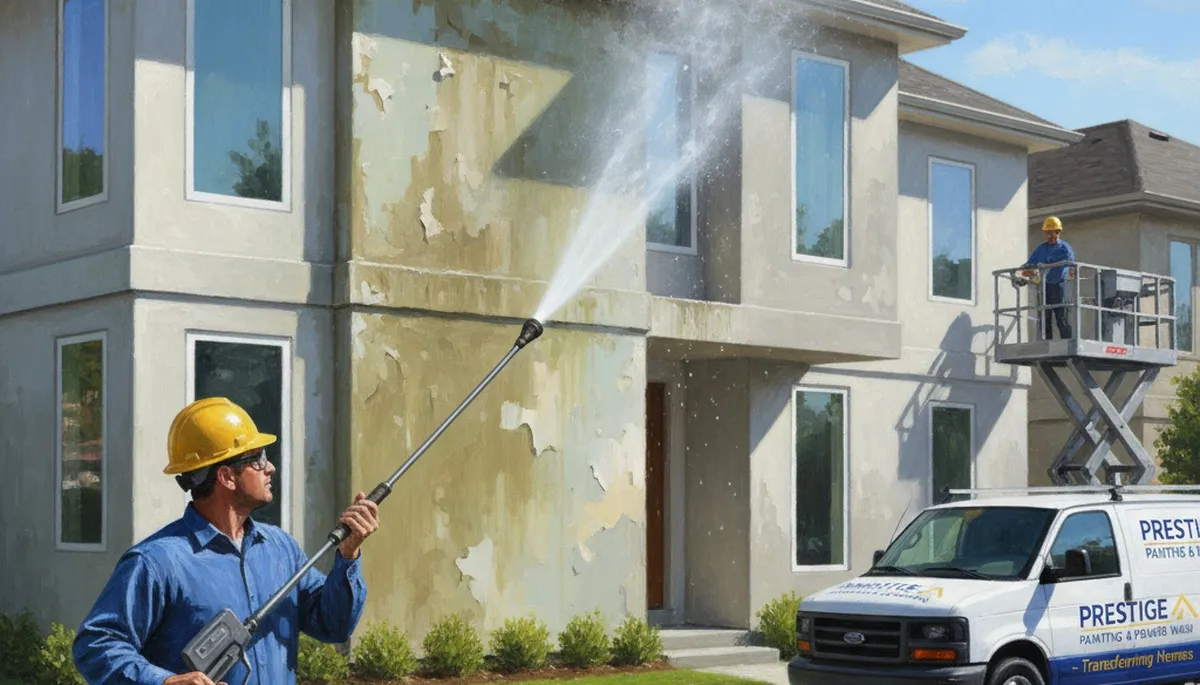 Austin, TX pressure cleaning for exterior surfaces by Austin Paint Pros